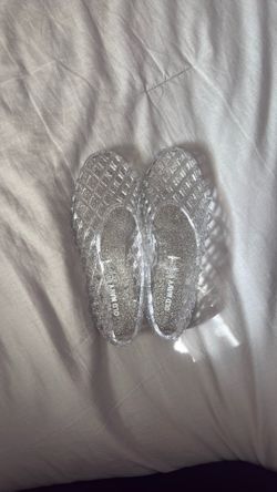 Clear jelly shoes