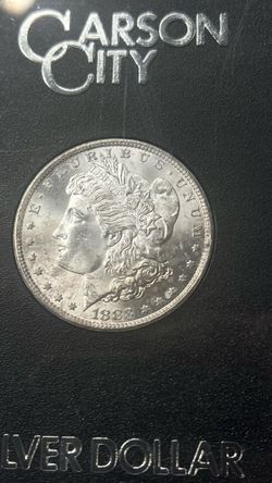 1883 Carson City Morgan Silver Dollar GSA + COA