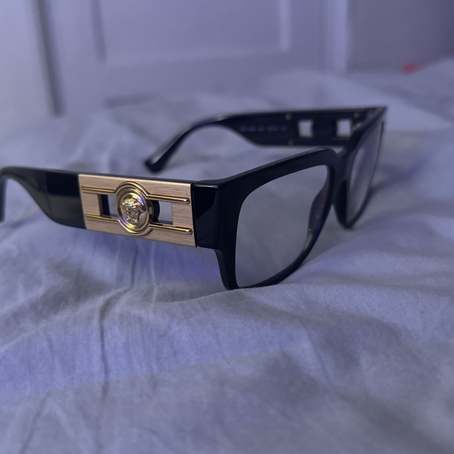 Versace they’re black model number 3350 Size- GB 1 55-18 -140