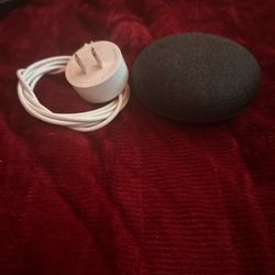 Google Home Mini Smart Assistant - Charcoal (GA00216-US) charger included