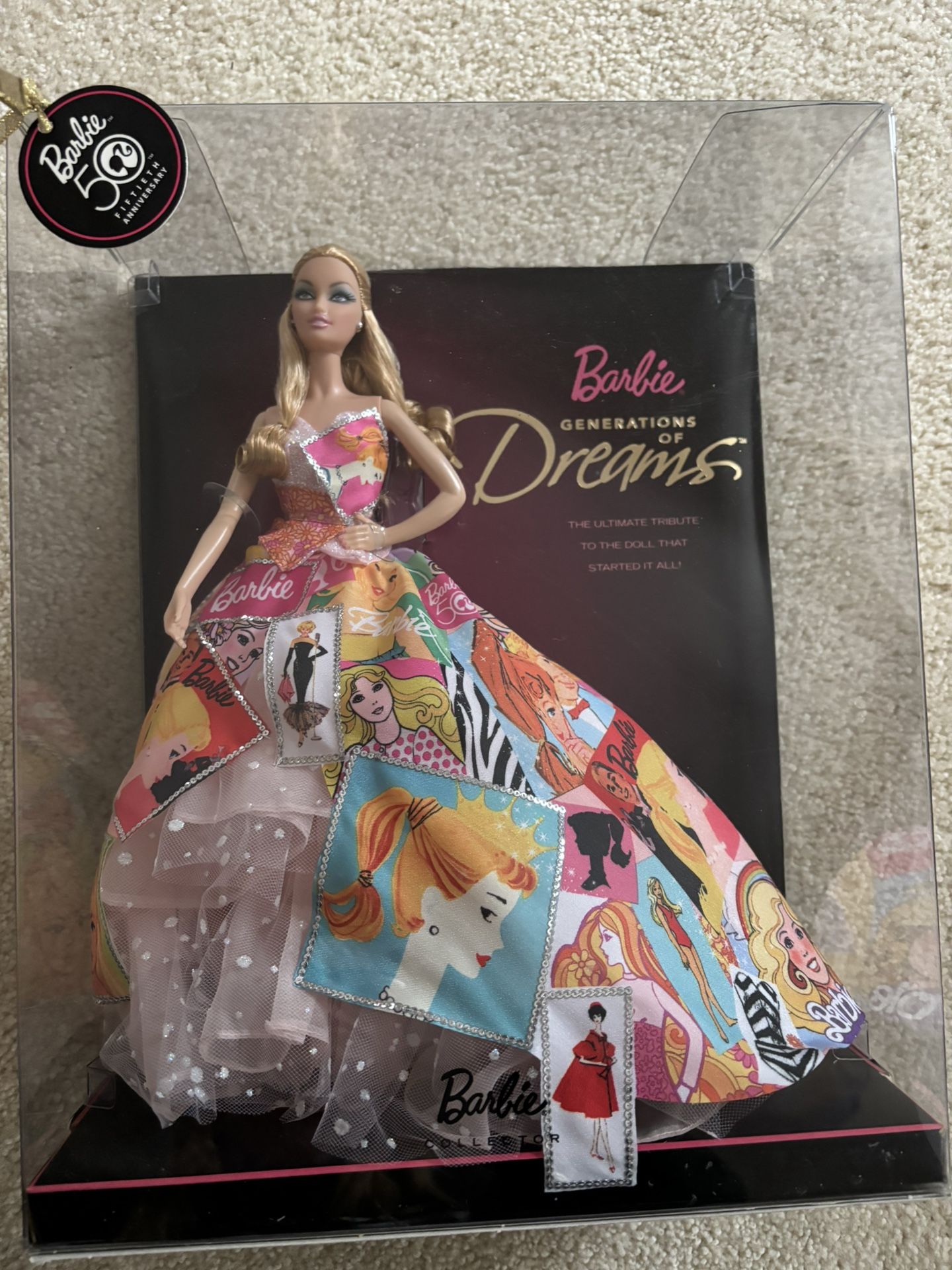 Barbie Generations Of Dreams Doll 50th Commemorative Anniversary Limited New