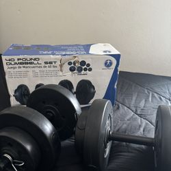 40  Pound Dumbbell Set By Marcy