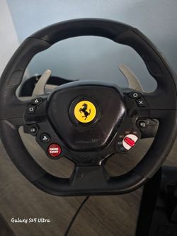 Ferrari Playstation 4 steering wheel and pedeals
