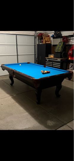 Pool Table (Delivery Included) American Heritage- 8 Foot Billiards Table
