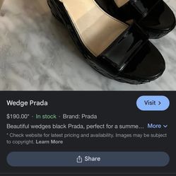 Prada Wedges Sz 40 Asking 60 Beautiful For This Summertime 