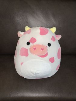 11” Evangelica Pink Cow Squishmallow (Valentine’s Edition – With Tags)