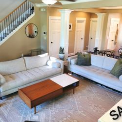 (2) 88" Article Sven Sofa's. Like New, FREE PILLOWS :)