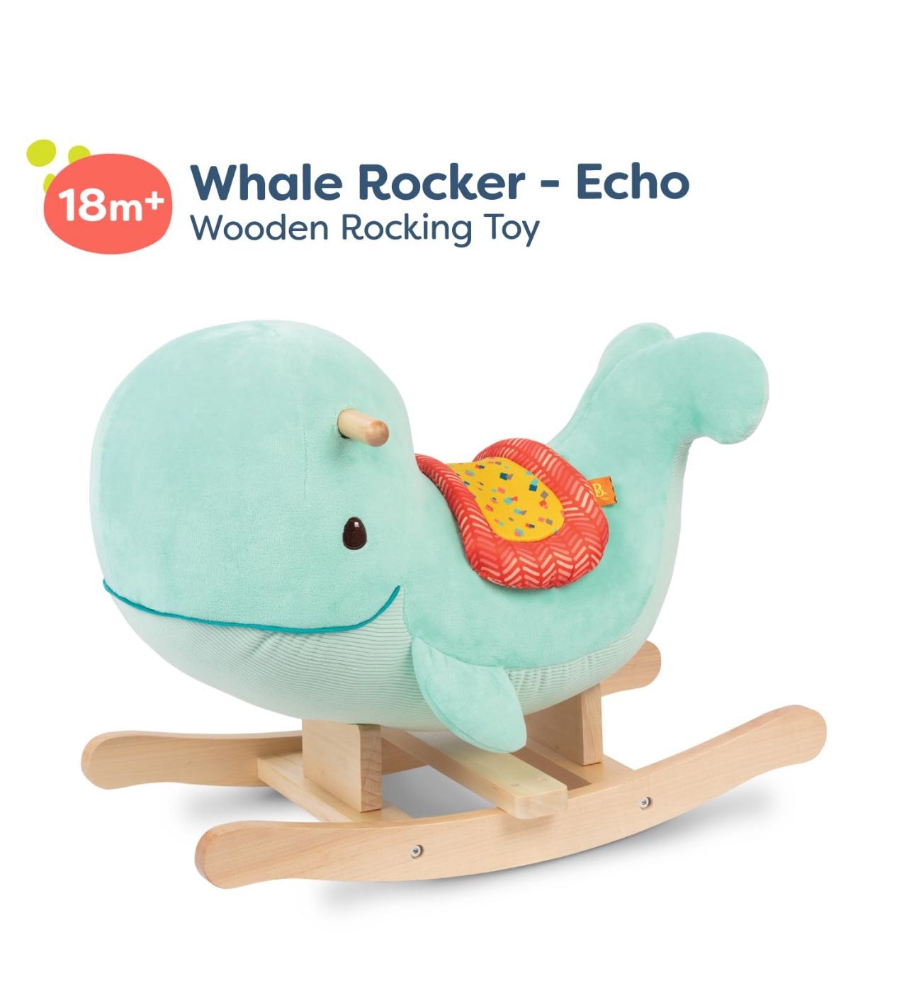 Whale Wooden Rocking Toy
