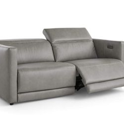 Powered Recliner Leather Sofa