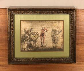 Old Print In A Nice Frame