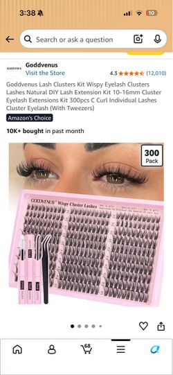 Wispy lash clusters kit