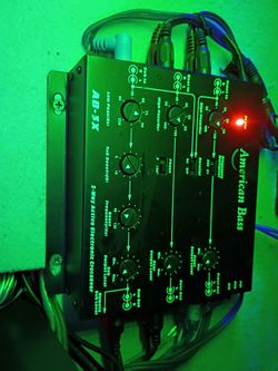 American bass crossover works great $50firm price pickup only serious buyers please yes it is available