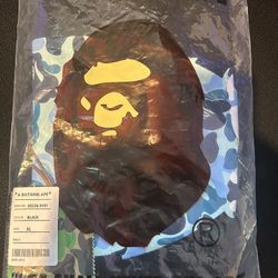 Bape Blue Camo Milo Shirt 