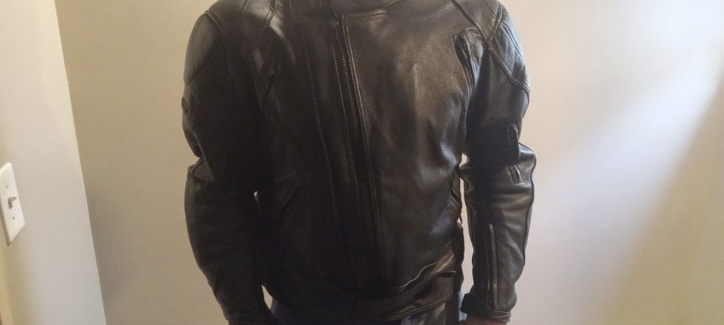 Motorcycle Mens Jacket Motoboss With Removable Lining