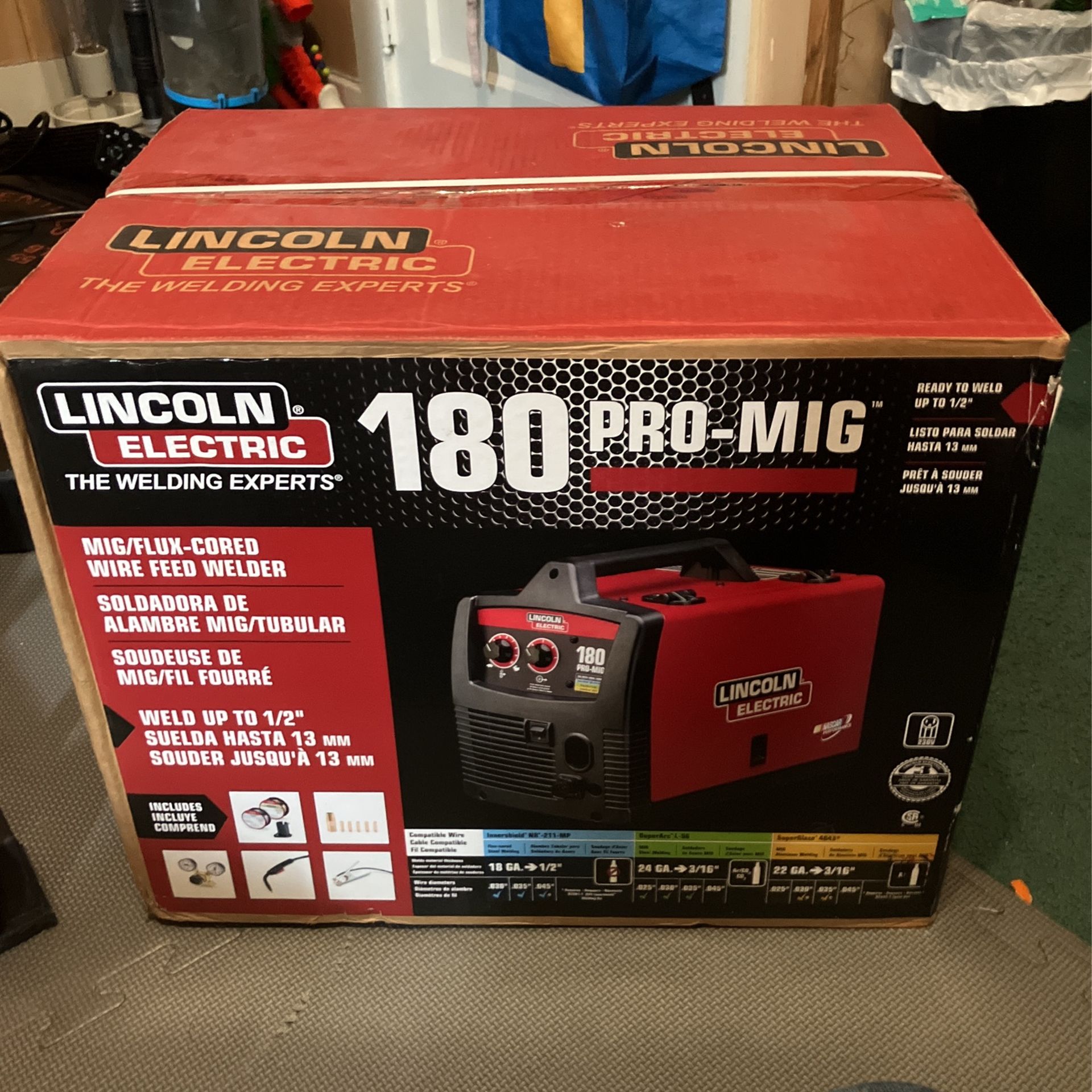 Lincoln Electric Welder 180 Pro Mig (Brand New In The Box)