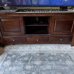 Media stand With Storage 