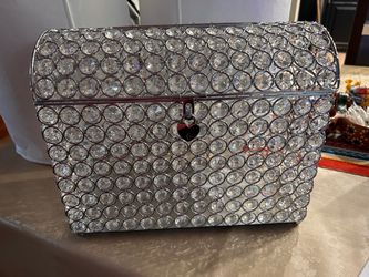 Wedding Card Box with Heart Lock