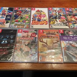 Brand New Sealed Nintendo Switch  GAMES