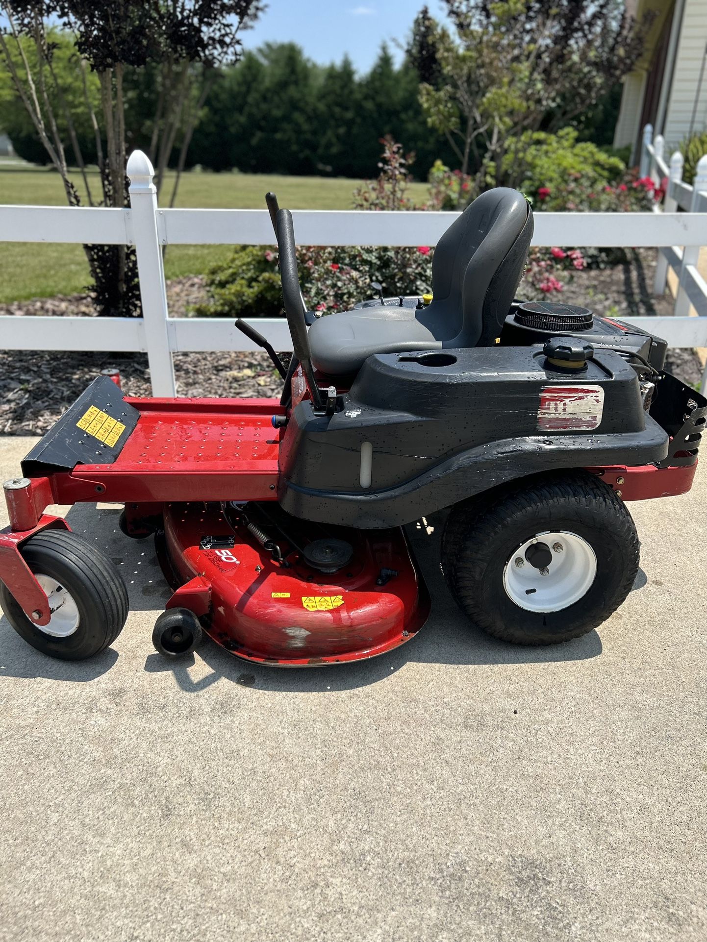 TORO SS5000 ZERO TURN MOWER 50 Inch Deck