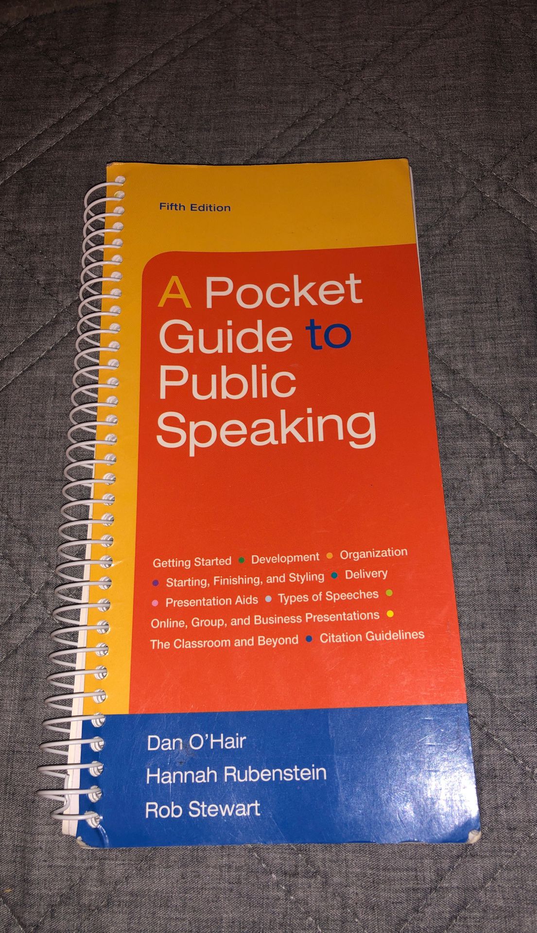 A Pocket Guide to Public Speaking 5 Edition