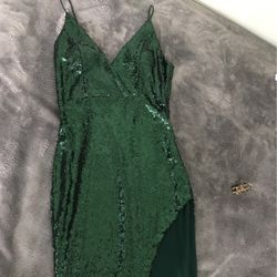 Green Long Dress
