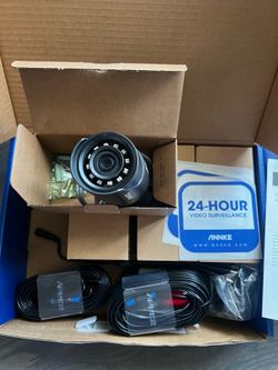 Annke 8 Ch 265 3k Lite Survellance Security Camera system 4 Wired Cameras plus Hard Drive