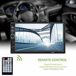 7" Double 7018B 2DIN Car Stereo FM Radio MP5 Player Touch Screen Bluetooth AUX Brand New B614 