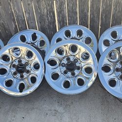 Co17" Inch 6 Lug  Wheel  Rim  Fits  GM  1500  Silverado Tahoe Sierra  3225 Chrome