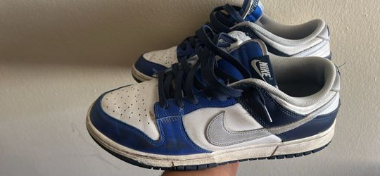 Nike Dunk Low Blue and White Sneakers
