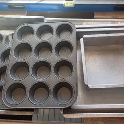 Square Baking Pans Set & Cupcakes Pans 🎂 🧁 