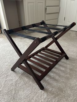 Wooden Luggage Rack