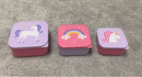 Wildkin Kids Nested Snack Containers - Unicorn