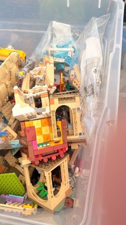Large Lot of Mixed LEGO Bricks and Sets