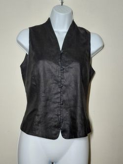 Vintage Anne Taylor Linen Sleeveless Top