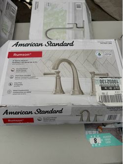 Rumson 8 in. Widespread 2-Handle Bathroom Faucet in Brushed Nickel