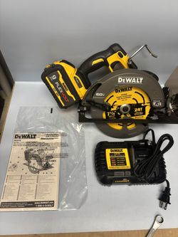 Dewalt DCS578B FlexVolt 60 Volt 7 1/4” Circular Saw 9Ah Battery & Fast Charger 