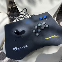 Pelican Real Arcade Tournament Ready Joystick for PlayStation 2 PS2 Fight Stick