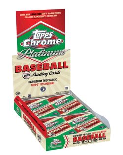 2025 Topps Chrome Platinum Baseball - Hobby Box - Sealed