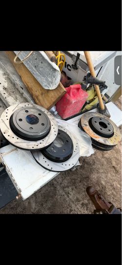 350mm Front & 330mm Rear Brake Rotors JEEP Grand Cherokee 2011-2016