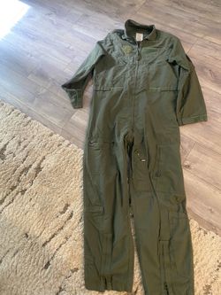 Military Style Olive Green Flight Suit