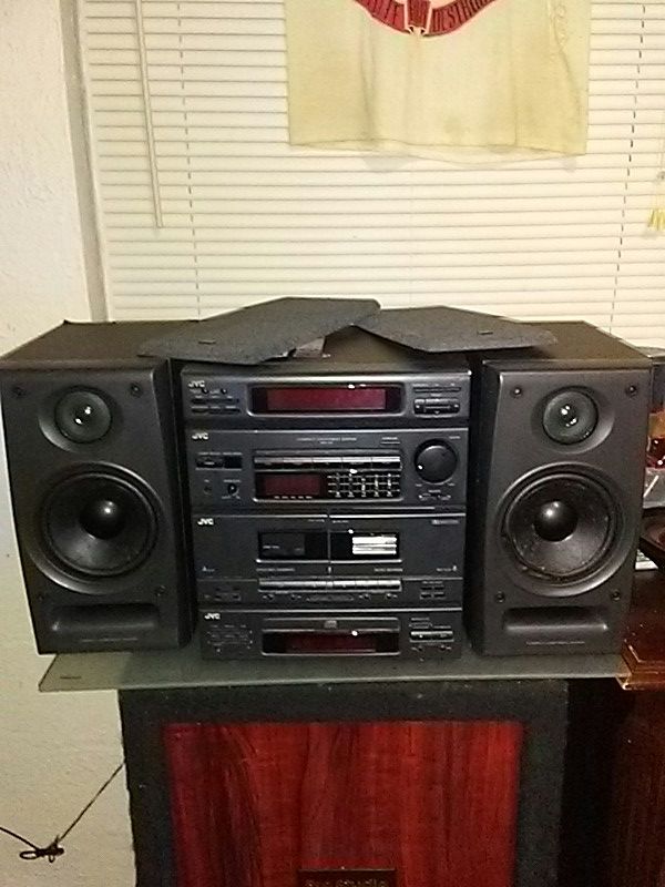 Vintage JVC Home Stereo System.