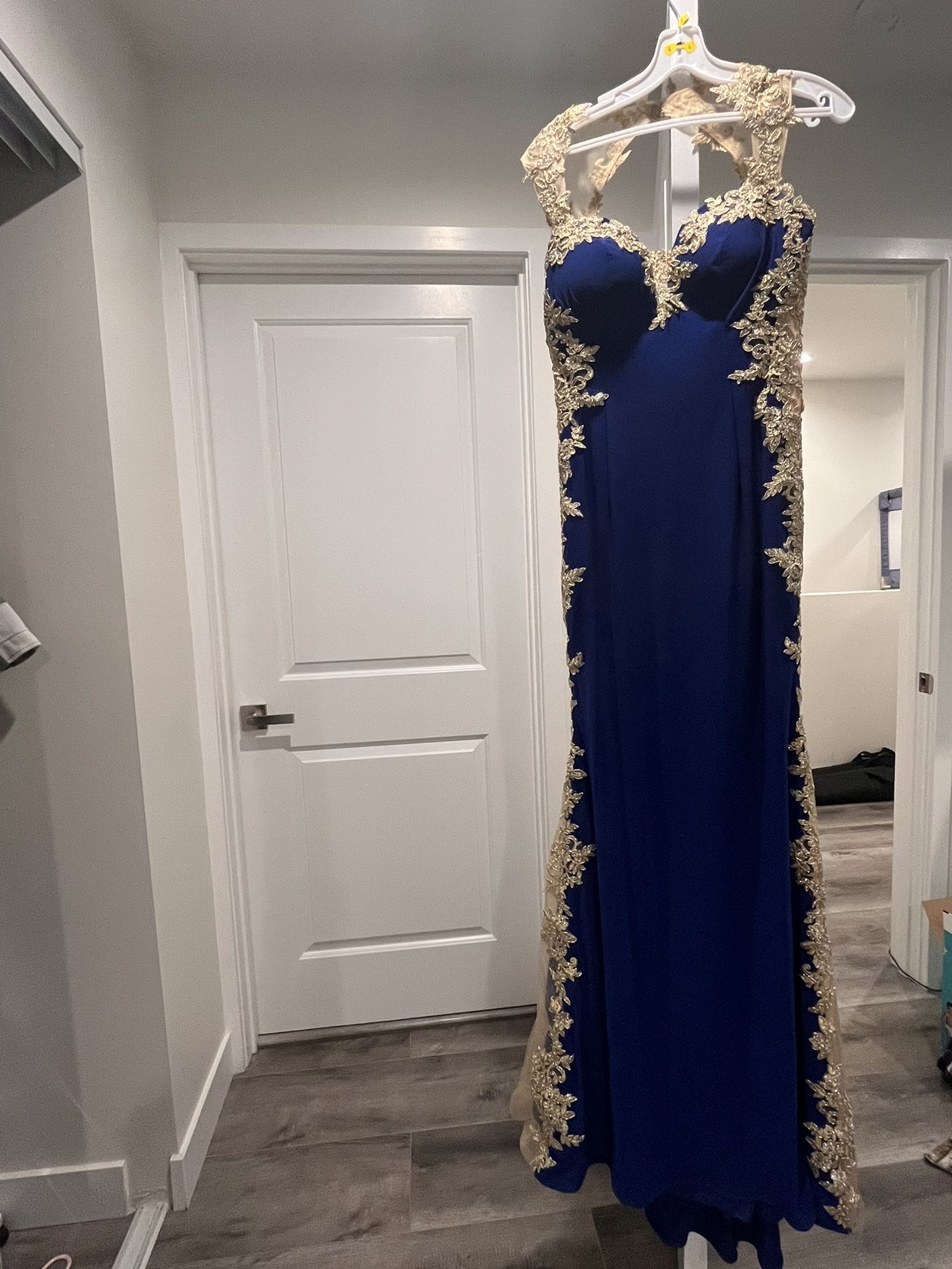 Royal Blue Dress From Let’s Size M