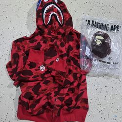 Red bape Jacket 