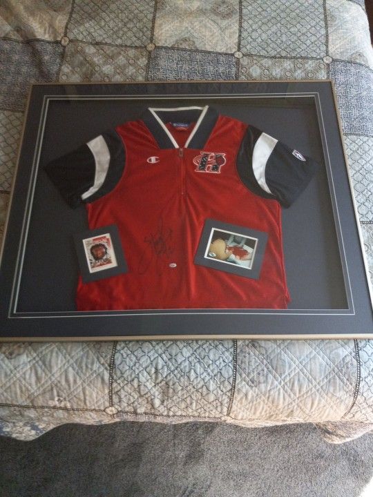 Sheryl Swoopes Signed / Autographed Warmup & Rookie Card