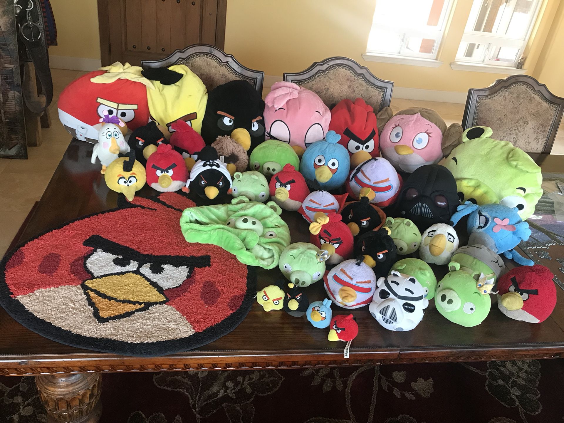 Angry Birds Plush Toys and T-shirts Lot