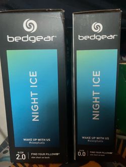 New! Bedgear night ice performance pillows