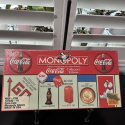 Coca Cola Monopoly Collectors Edition 