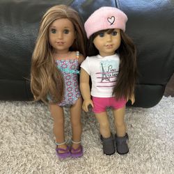 2 American Girl Dolls