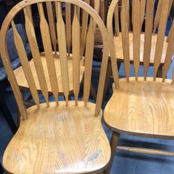 4 Awkward dining chairs