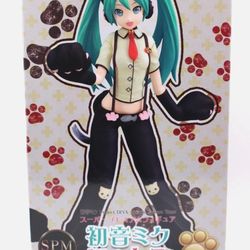 Hatsune Miku Project DIVA Arcade Future Tone Figure Nyanko Cat Style Sega JP NEW